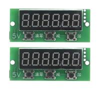 hogtnd 0-999999 Module de compteur numérique électronique, prend en charge 5 V coupure de courant, fonction mémoire, LED rouge 6 bits, compteur électronique, addition, soustraction avec mémoire