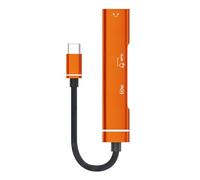 hogtnd Adaptateur 4 en 1 de type C avec prise casque 3,5 mm, charge rapide 60 W et échange de données USB pour tablette téléphone série USB C pour Air