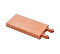 hogtnd Advanced Fluid Physics Tête de refroidissement en aluminium fin Transfert de chaleur renforcé Centre en bronze permanent Bloc de refroidissement liquide CPU/GPU