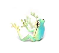 hogtnd Bagues uniques en forme de grenouille, polies, ouvertes, personnalisées, accessoire unisexe pour hommes et femmes, bijoux grenouille, comme décrit
