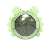 hogtnd Balles pour balle rotative jouets à mâcher petits jouets à mâcher menthe friandises balle jouet à mâcher Katzenspielzeug Fisch Beweglich