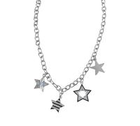hogtnd Collier en forme d ' étoile digne d ' un comprenant des pochettes veloutées diamants noirs et blancs pour les occasions spéciales anniversaires collier en zircone cubique