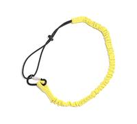 hogtnd Cordon d'attache élastique en nylon avec mousqueton de verrouillage à vis, corde anti-chute, facile à utiliser avec sangle à boucle, longueur réglable