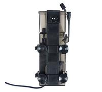 hogtnd Écumoire de surface d'aquarium pour bidons flottant avec ventouses 3,5 W silencieux pour enlever l'huile et les protéines avec pour aquarium