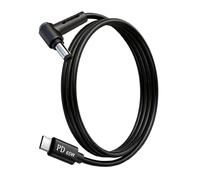 hogtnd Efficient 65W Type C to DC5.5mm Charging Cord Rapid Power Supply for Various Electronics Brands and Models PVC Charging Cable