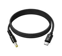 hogtnd Efficient 65W Type C to DC5.5mm Charging Cord Rapid Power Supply for Various Electronics Brands and Models PVC Charging Cable