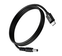 hogtnd Efficient 65W Type C to DC5.5mm Charging Cord Rapid Power Supply for Various Electronics Brands and Models PVC Charging Cable