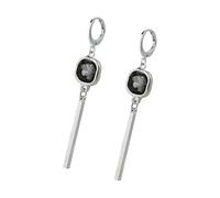 hogtnd Ensemble de colliers géométriques en alliage de verre, fer et diamant noir, pour un usage quotidien et des occasions spéciales, ensemble de colliers diamants, bijoux punk, m, comme décrit