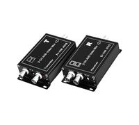 hogtnd Extendeur multiplexeur coaxial à 2 canaux pour des signaux de caméra clairs, mélangeur avec boîtier en métal et combinateur d'affichage CCTV avec large compatibilité
