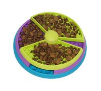 hogtnd Jouet puzzle unique pour chien et chat ralentit l'alimentation pour une meilleure santé Jouet rotatif amusant pour animal domestique Gamelle à manger lentement