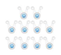 hogtnd Lot de 10 lampes de protection étanches à suspendre pour la pêche, la randonnée, le camping, la corde décorative, lampe de poche multifonctionnelle pour tente