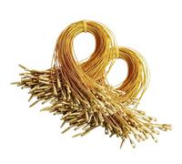 hogtnd Lot de 200 cintres pour décoration de Noël Corde à Crochet précoupée avec Clip de Verrouillage pour Suspendre des décorations Cordon précoupé pour décoration d ' Arbre de Noël