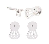 hogtnd Lot de 4 fermoirs de boucles d'oreilles à verrouillage sécurisé pour oreilles sensibles, One Size, Comme décrit