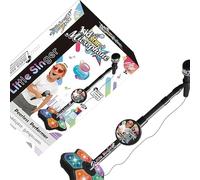 hogtnd Machine de karaoké pédagogique, microphone pour enfants, avec lumière LED, améliore les compétences de chant et rend le divertissement, les fêtes, les machines karaoké