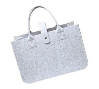 hogtnd Sac en feutre tendance, accessoire de mode, sac de courses moderne avec sac à main pour un usage quotidien, convient pour les femmes et les filles, adapté pour les déplacements, avec, gris