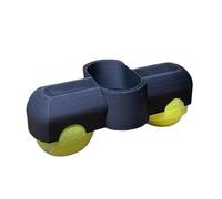 hogtnd Tapis de pied pour vélo d'entraînement facile à utiliser et facile à transporter pour des exercices lisses et silencieux à la maison