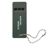 Hogvinnatil 2 Pièces Sifflet De Secours 3 Tubes Sifflet Haute Décibel avec Cordon Sifflet De Camping Sifflets De Signalisation Randonnée Sifflet De Survie pour Les Urgences Camping Out Door