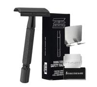 Hogvinnatil à double bord, sécurité pour hommes | Feu à double bord rasage visage, RAZORI DE SÉCURITÉ POUR HOMMES AVEC TRIMMER DE PRÉCISION POUR UTILISATION À LA MAISON DE VOYAGE, avec 5 recharges