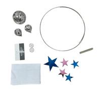 Hogvinnatil Attrape-rêves d'intérieur pour fenêtre | Spinner avec boules miroitées et étoiles - Créateur d'arc-en- pour la maison de séjour, la chambre, le vitrail balcon jardin