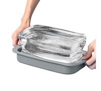 Hogvinnatil Bac À Glaçons Très Grand | Moules en Silicone Grands Cubes pour Congélateur,Moules Pliables et Réutilisables, Fabricant de Gros Cubes pour Cocktails Whisky Bourbon et Bain