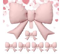 Hogvinnatil Ballons Noeud Grand Format - 6 Pièces Décoration Saint-Valentin,Ballon Accessoire Photo pour Fêtes et Événements,Pour Maison Bureau Anniversaire Événement Nuptial Cérémonie Remise Diplôme