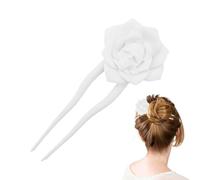 Hogvinnatil Barrettes,Barrette Gothique Crâne et Rose pour Femmes - Bâtonnets à Cheveux Femme Fleur Crâne Accessoires Coiffure Gothique pour s et Styles Élevés