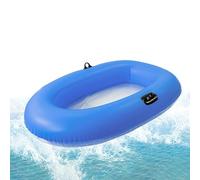 Hogvinnatil Bateau de Piscine,Bateau Gonflable à Fond Transparent - Embarcation 160x110 cm pour Lac Adulte Enfant Flottaison Natation Pagayage Aviron Capacité 80kg