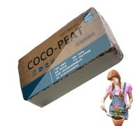 Hogvinnatil Bloc de Noix de Coco, Brique de Noix de Coco pour | Mélanges de rempotage d'intérieur | Coco Coir Brick Natural Comprimé pour Plants de d'extérieur d'intérieur Fleurs