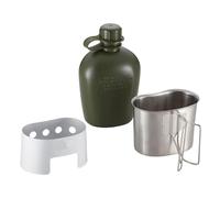 Hogvinnatil Bouilloire à Thé pour Camping - Bouilloire de Randonnée, Coupe Pliante en Acier Inoxydable pour Cuisinière, Voyage, Pique-nique, Café, Cuisine, Aventure