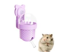 Hogvinnatil Bouteille d'eau du hamster pour réservoir en verre, bouteille d'eau du hamster | Pas de bouteilles d'alimentation en eau pour petites animaux pour la cage,Little Animal Waterer fournit des