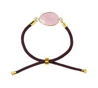 Hogvinnatil Bracelet en pierre naturelle, bracelet en, bracelets pour femme avec de vraies pierres précieuses naturelles, bracelet réglable avec bords irréguliers, bijoux avec améthyste pour