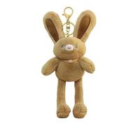 Hogvinnatil Bunny en peluche, porte-clés de lapin, Tirer le charme amusant des oreilles, Lapin en peluche jouet doux en peluche en peluche de porte-clés pour pour décoration de chambre