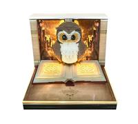 Hogvinnatil Calendrier 2026 Mini horloge calendrier 3D avec bloc-notes amovible en forme de hibou pour Thanksgiving Noël Décoration