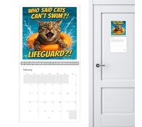 Hogvinnatil Calendrier Mural 2026,Calendrier Mensuel Annuel Complet - Organisateur Hebdomadaire Du Dimanche Au Samedi | Pour Adolescents Adultes Amateurs D'Animaux Enseignants Etudiants