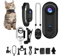 Hogvinnatil Caméra corporelle | Caméra d'action de poche | Petite caméra étanche pour vlogging, enregistrement de sports de moto, vélo, gym, randonnée et voyage