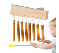 Hogvinnatil Carillon de bar, instrument à cloches - Single Row Bell Chime | Accessoires de méditation, Getter d'attention en classe, instruments à percussion manuelle pour débutants