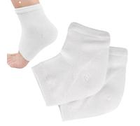 Hogvinnatil Chaussettes de talon hydratantes, chaussettes de talon fissurées - Chaussettes hydratantes en gel de talon - Soin des pieds - Hydratation en profondeur, réparation d'humidité pendant la