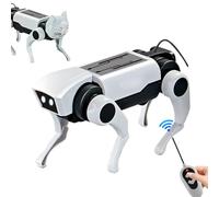 Hogvinnatil Chien Robot Intelligent, Animal Robotique Interactif Stem Intelligent avec Capteur Tactile Jouet pour enfants à partir de 3 ans Intérieur Extérieur Maison Voyage Amusant en Intérieur et