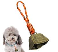 Hogvinnatil Cloches de chèvre pour colliers, cloche de vache pour le pâturage,Celliques polyvalentes avec cordon de câblage de chevaux | Décorations rétro métalliques pour l'élevage de camping en