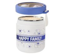 Hogvinnatil Contenant pour Overnight Oats | Préparation de Repas Pratique Idéal,Boîte Repas Étanche, Pot Céréales Lavable Lave-Vaisselle Pour École Bureau