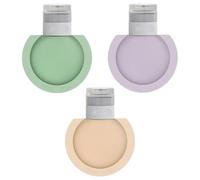 Hogvinnatil Contenants de Toilette de Voyage, Bouteilles de Voyage Rechargeables, Paquet de 3 shampooings et revitalisants liquides, Bouteilles portatives Rechargeables de récipients de Voyage de