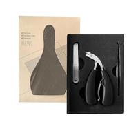 Hogvinnatil Coupe-ongles coudé - Coupe-ongles incurvé avec collecteur d'ongles - Coupe-ongles pour les personnes âgées, les femmes enceintes