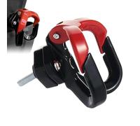 Hogvinnatil Crochet pour Scooter, Porte-Bagages pour Moto, Double Crochet pour cyclomoteur, Porte-Bagages pour fauteuils roulants, Scooters, Motos, Rouge, Voir Description, Voir Description