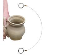 Hogvinnatil Cutter de fromage en fil, outil de fil de céramique, outils en céramique réutilisables, coupeur de fil de pâte multifonctionnel, coupeur de céramique pour céramique, sculpteur