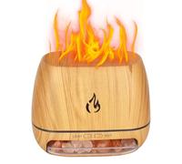 Hogvinnatil Diffuseurs Ultrasoniques Pour La Maison,Humidificateur Avec Sel Et Huile Parfumée | Lampe 7 Couleurs pour Méditation Yoga Spa Maison Bain Femmes Passionnés