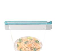 Hogvinnatil Distributeur de film transparent avec cutter, organisateur d'emballage alimentaire avec cutter - Support magnétique pour papier d'aluminium - Coupe-film adhésif, outil