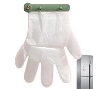 Hogvinnatil Distributeur de gants muraux, clip de suspension pour gants de toilette, distributeur compact avec clips et 100 gants pour coiffeur, restauration et lavage de voiture