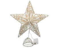 Hogvinnatil Étoile De Cime De Sapin De | 25 Cm Étoile Pentagramme Lumière Décorative | Affichage De Table pour Fête À La Maison,pour Extérieur Intérieur Hiver Chambre D'Maison Porte Salon