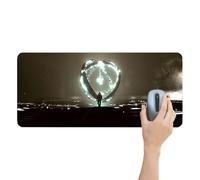 Hogvinnatil Grand de jeu, protection pour tapis de bureau - Tampon non slip table de jeu en caoutchouc - Accessoires d'ordinateur étendus longs tapis de clavier imperméables pour la maison et le