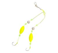 Hogvinnatil Hameçons pour eau douce, équipement de leurres avec canne - Hameçon double inversé résistant pour eau douce et salée : étangs, lacs, rivières